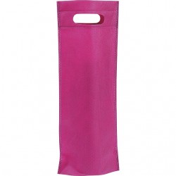 Sac en polypropylène intissé bouteilles rose
