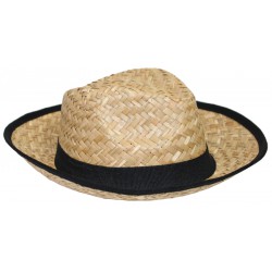 La Vannerie d'Aujourd'hui - Chapeau bandeau et contour tissu noir