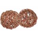 La Vannerie d'Aujourd'hui - Lot de 2 boules en osier brut diamètre 20CM