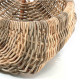 Panier rectangulaire arrondi poelet naturel GM