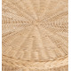 Table tissée moelle de rotin naturelle