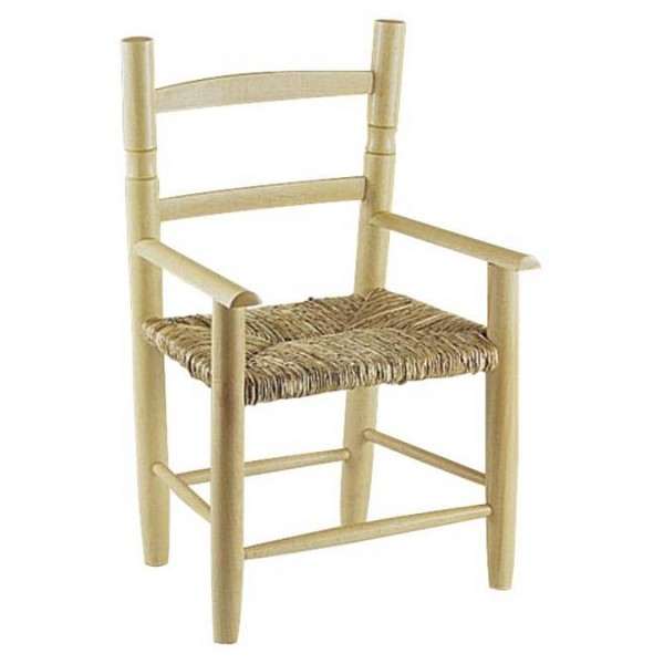La Vannerie d'Aujourd'hui - Chaise haute pour enfant en bois naturel