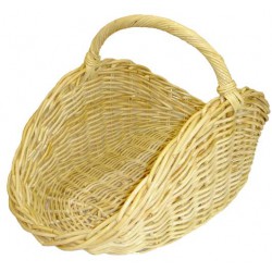 La Vannerie d'Aujourd'hui - Panier à bois en rotin naturel design L 67 cm