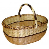 Panier géant osier blanc BN GM