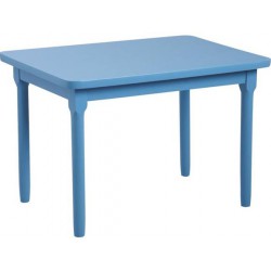 La Vannerie d'Aujourd'hui - Table enfant en hêtre, laquée bleu ciel