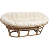 La Vannerie d'Aujourd'hui - Canapé Papasan design vintage en rotin 